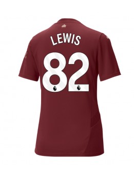 Billige Manchester City Rico Lewis #82 Tredjedrakt Dame 2024-25 Kortermet